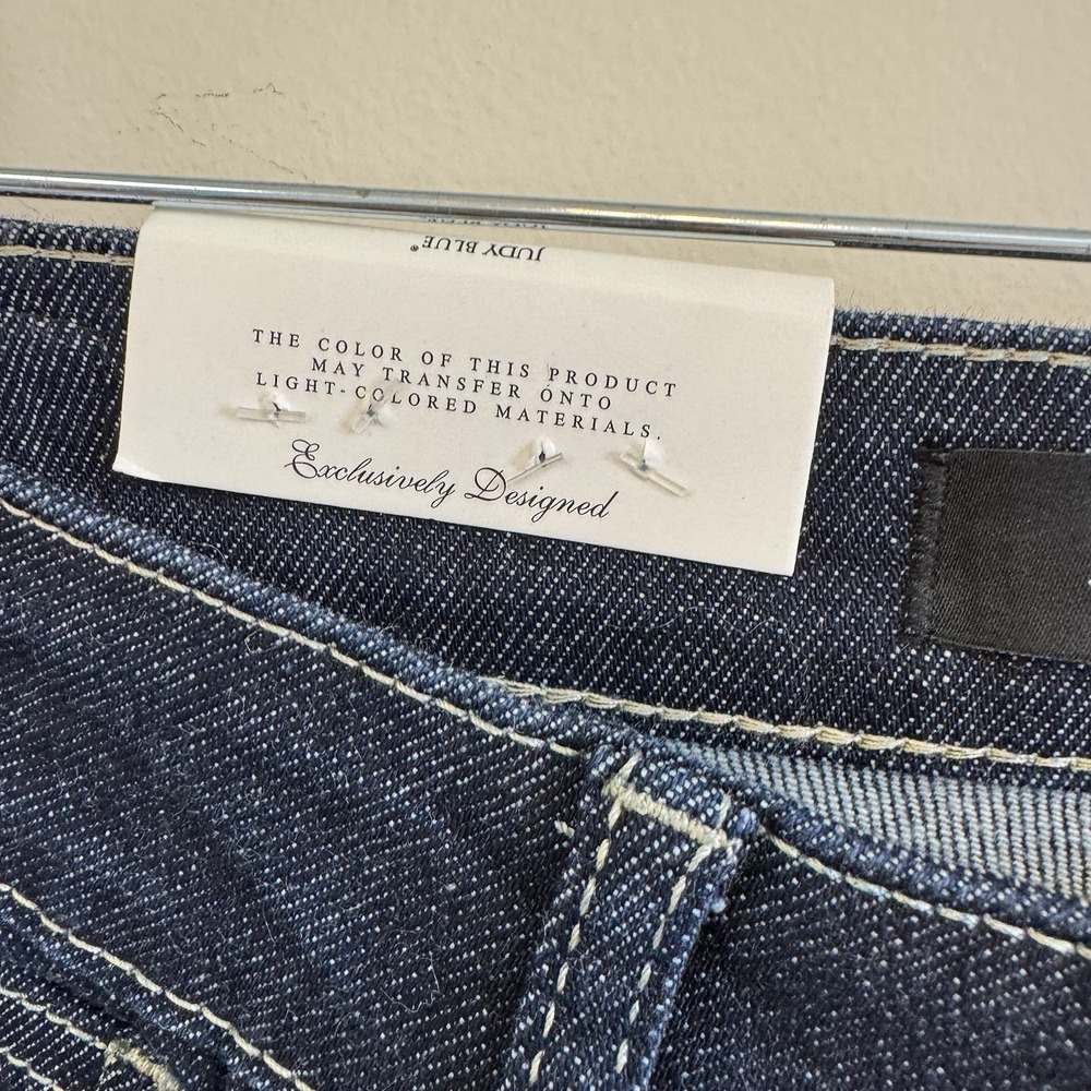 Judy Blue Mom Jeans Dark Wash High Rise Denim JB88273 Navy Blue Women's 7/28 NWT - Picture 4 of 10